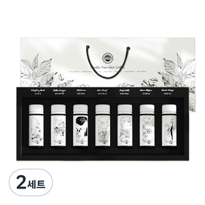 보르딘 오리진 블렌딩 투샷 커피 7종 x 50ml 세트 + 쇼핑백, 7개입, 2세트