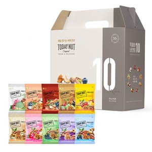 투데이넛 너트한줌 10종 x 5개입 세트, 1kg, 1개