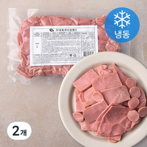 웰쿠스 부대찌개 모듬햄 S (냉동), 1kg, 2개