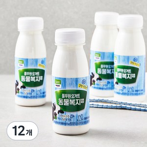 풀무원다논 동물복지 인증목장 요거트, 12개, 200ml