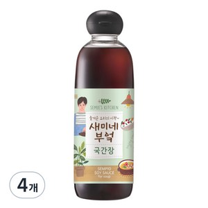 새미네부엌 국간장, 830ml, 4개