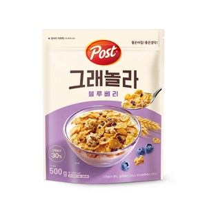 포스트 그래놀라 시리얼 블루베리, 500g, 1개