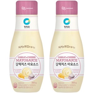 청정원 갈릭치즈 마요소스, 300g, 2개