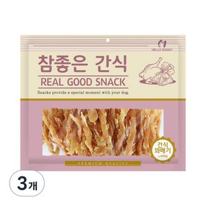 헬로도기 참좋은간식 건조간식, 건식꽈배기, 600g, 3개