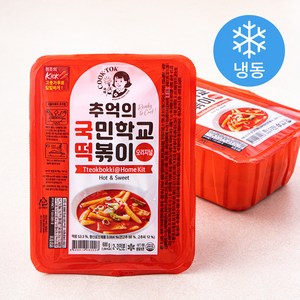 추억의 국민학교 떡볶이 오리지널 (냉동), 600g, 2개