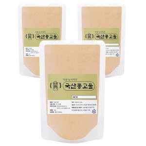 산촌마을 국산 콩고물, 100g, 3개