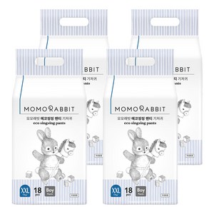 모모래빗 에코씽씽 오리지널 팬티기저귀 남아용, 점보형(2XL), 72개