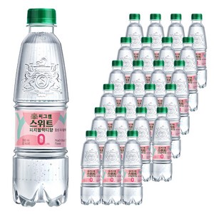 씨그램 스위트 피치블랙티향 탄산수, 350ml, 24개