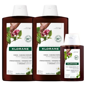 클로란 퀴닌 에델바이스 400ml 2p + 100ml 샴푸 세트, 1개