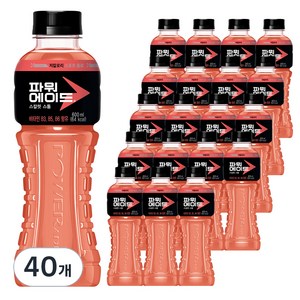 파워에이드 스칼렛스톰, 600ml, 40개