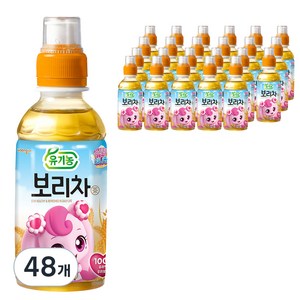 웅진 캐치 티니핑 유기농 보리차, 200ml, 48개