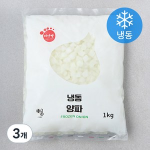 마당발 양파 다이스 (냉동), 1kg, 3개