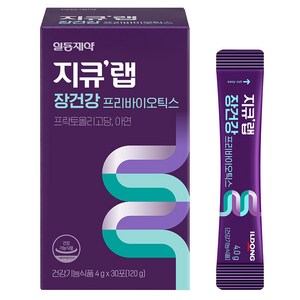 지큐랩 장건강 프리바이오틱스, 4g, 30개