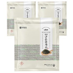 정담김 구운 김가루, 100g, 3개