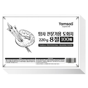 탐사 전문가용 도화지 220g 100p, 1개