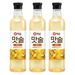 백설 맛술 생강, 800ml, 3개