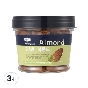 리치팜너트 와사비아몬드, 180g, 3개