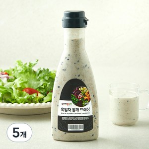 곰곰 흑임자 참깨 드레싱, 250g, 5개