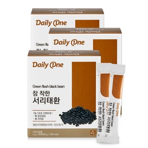 데일리원 참 착한 서리태환, 60g, 3개