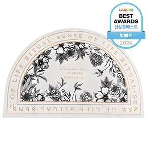 디씨네트워크 빨아쓰는 규조토 발매트, 꽃반원형골드