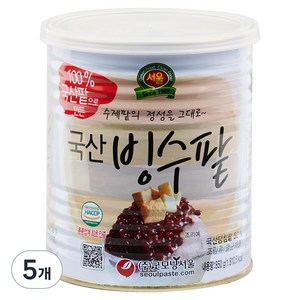 굿모닝서울 국산빙수팥, 850g, 5개