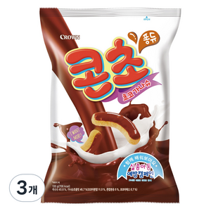 크라운 콘초 초코가나슈, 135g, 3개