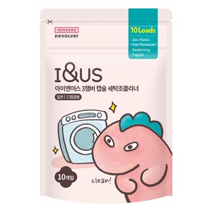 아이앤어스 3챔버 세탁조클리너 10개입, 110g, 1개