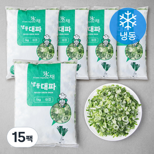 농우 냉동 대파, 1kg, 15팩