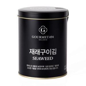 갤러리아 고메이494 재래구이 캔김 90매, 50g, 1개