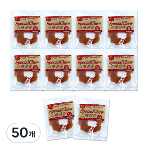 네츄럴이엑스 육포츄 스페셜 강아지 건조 간식, 닭고기, 50개