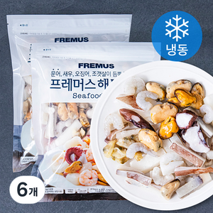 프레머스 해물모둠 (냉동), 600g, 6개