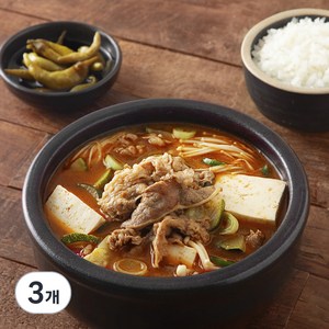 프레시지 고깃집 된장찌개 밀키트 2인분, 535g, 3개