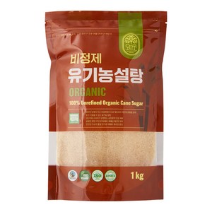 orco 비정제 유기농 설탕, 1개, 1kg