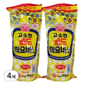 오뚜기 골드 마요네스, 800g, 4개