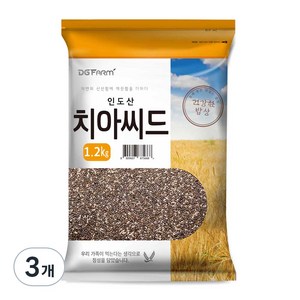 대구농산 치아씨드, 1.2kg, 3개