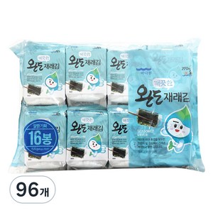 바다원 완도 깨끗한 재래 도시락김, 64g, 6개