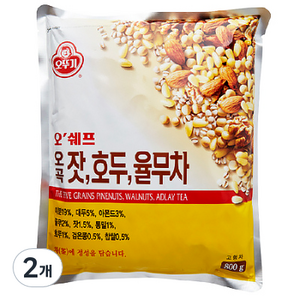 오뚜기 오쉐프 오곡잣호두율무차, 800g, 1개입, 2개