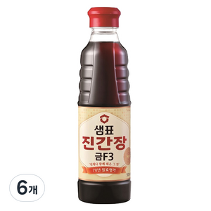 샘표 진간장 금F3, 500ml, 2개