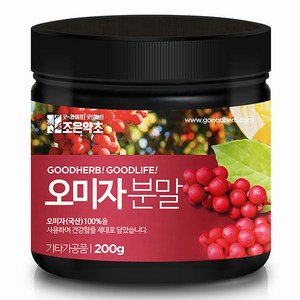 조은약초 오미자가루, 200g, 1개