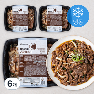 에브리쿡 간장 불고기 (냉동), 300g, 6개