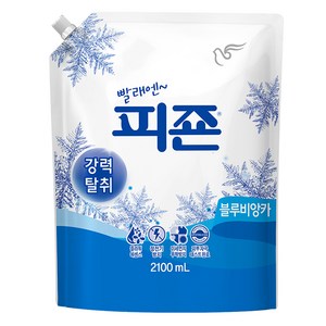 피죤 레귤러 섬유유연제 블루비앙카 리필, 2.1L, 1개