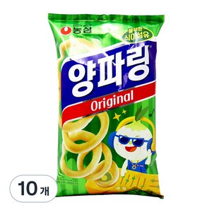 농심 양파링 오리지널, 80g, 10개