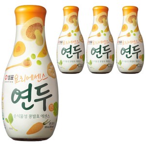 샘표 요리에센스 연두 진, 500ml, 4개