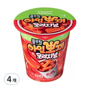 풀무원 아임뽀끼 오리지널 떡볶이, 102g, 4개