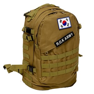 테라우드 K 솔져 가방 45L + 태극기 + R O K ARMY 패치 세트