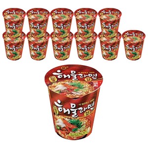 팔도일품 해물라면 소컵 65g, 12개