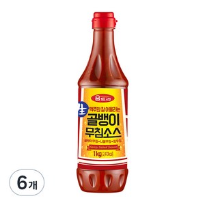 움트리 골뱅이무침소스, 1kg, 6개