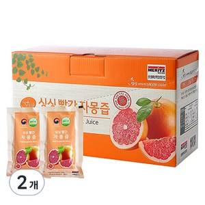 싱싱 빨간 자몽즙, 2000ml, 2개