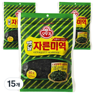 오뚜기옛날 자른미역, 80g, 15개