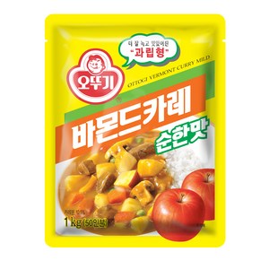 오뚜기 바몬드카레 과립형 순한맛, 1kg, 1개